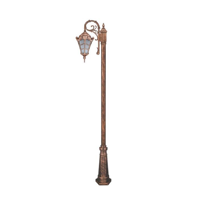 چراغ تکشاخه حیاطی و پارکی تکشیدفام مدل وستا کوچک کد 91200-8813